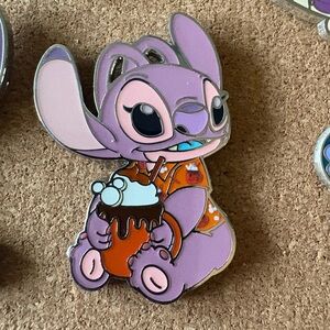 Angel with Hot Chocolate Pin December Collection